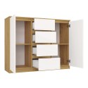 Komoda Malwa 2D4S 120 DĄB ARTISAN BIEL