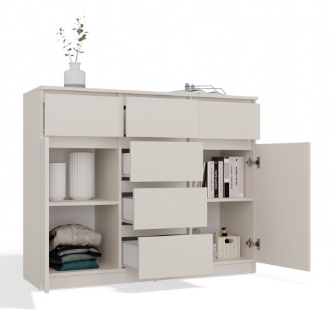 Komoda Malwa 2D6S KASZMIR BEŻ