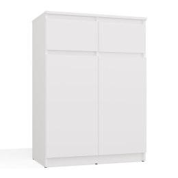 Komoda Malwa 2DD2S Szafka 2 Drzwi 2 Szuflady Do Salonu BIAŁY