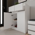 Komoda Malwa 2DD2S Szafka 2 Drzwi 2 Szuflady Do Salonu BIAŁY
