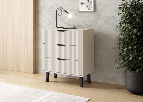 Komoda Scandi 3S SLIM KASZMIR BEŻ