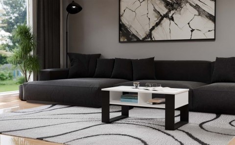Ława Modern 2P BIAŁY CZERŃ