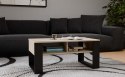 Ława Modern 2P DĄB SONOMA CZARNY