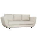 SOFA SARIS BEŻOWY NOGA CZARNA