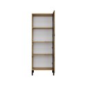 Witryna KAMARO 1DD SLIM DĄB ARTISAN Lamele Front Ryflowany