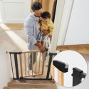 Bramka barierka zabezpieczająca 74-80 cm na schody i drzwi metal drewno ECOTOYS ECOTOYS