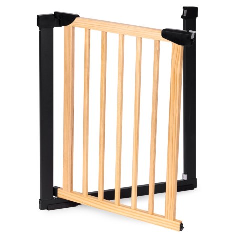 Bramka barierka zabezpieczająca 74-80 cm na schody i drzwi metal drewno ECOTOYS ECOTOYS