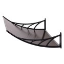 Daszek nad drzwi 100x80 cm zadaszenie osłona poliwęglan MultiGarden MultiGarden