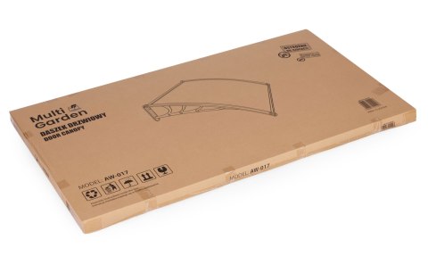 Daszek nad drzwi 100x80 cm zadaszenie osłona poliwęglan MultiGarden MultiGarden