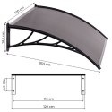 Daszek nad drzwi 120x100 cm zadaszenie osłona poliwęglan MultiGarden MultiGarden