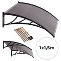 Daszek nad drzwi 150x100 cm zadaszenie osłona poliwęglan MultiGarden MultiGarden