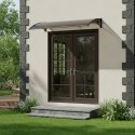 Daszek nad drzwi 150x100 cm zadaszenie osłona poliwęglan MultiGarden MultiGarden