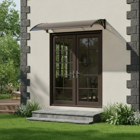 Daszek nad drzwi 150x100 cm zadaszenie osłona poliwęglan MultiGarden MultiGarden
