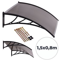 Daszek nad drzwi 150x80 cm zadaszenie osłona poliwęglan MultiGarden MultiGarden