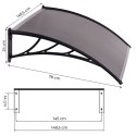 Daszek nad drzwi 150x80 cm zadaszenie osłona poliwęglan MultiGarden MultiGarden