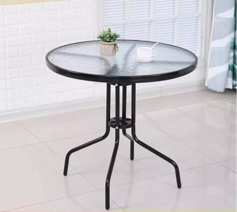 Stolik ogrodowy 60 cm szkło hartowane stół na ogród taras balkon MultiGarden MultiGarden