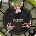 Trampolina ogrodowa 6ft/183cm z siatką zewnętrzną i drabinką Neo-Sport