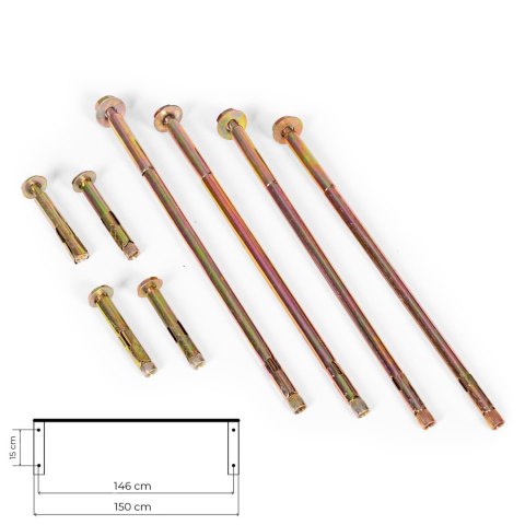 Daszek nad drzwi 150x80 cm zadaszenie osłona poliwęglan MultiGarden