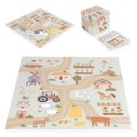 Duża mata piankowa EVA dla dzieci farma 90,5x90,5 cm 21 elementów ECOTOYS ECOTOYS
