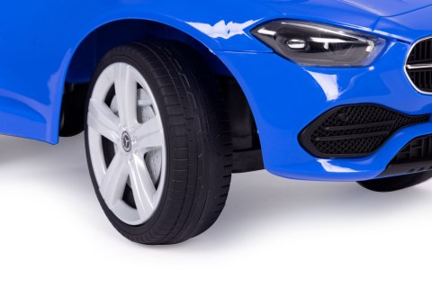 Jeździk autko Mercedes C CLASS interaktywna kierownica dźwięki niebieski MULTISTORE