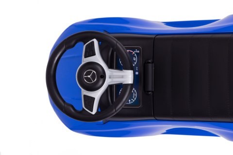 Jeździk autko Mercedes C CLASS interaktywna kierownica dźwięki niebieski MULTISTORE