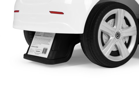 Jeździk pchacz autko Mercedes C CLASS interaktywna kierownica prowadnik biały MULTISTORE