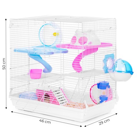 Klatka dla chomika świnki morskiej gryzoni pełne wyposażenie Petsi PETSI
