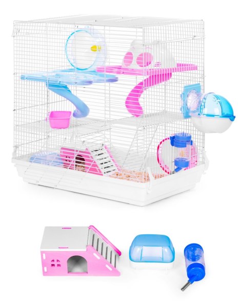 Klatka dla chomika świnki morskiej gryzoni pełne wyposażenie Petsi PETSI