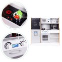 Kuchnia dla dzieci z dźwiękiem i LED tablica kredowa metalowe akcesoria MDF +3 lata ECOTOYS ECOTOYS