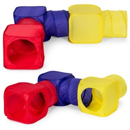 Namioty dla dzieci samorozkładalne plac zabaw 6 elementów tunele kostki IPLAY IPLAY