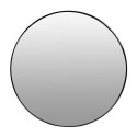 Okrągłe lustro ścienne 80 cm wiszące nowoczesne czarna rama aluminium ModernHome ModernHome