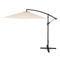 Parasol ogrodowy duży na wysięgniku składany 3 m beżowy 6 żeber MultiGarden MultiGarden