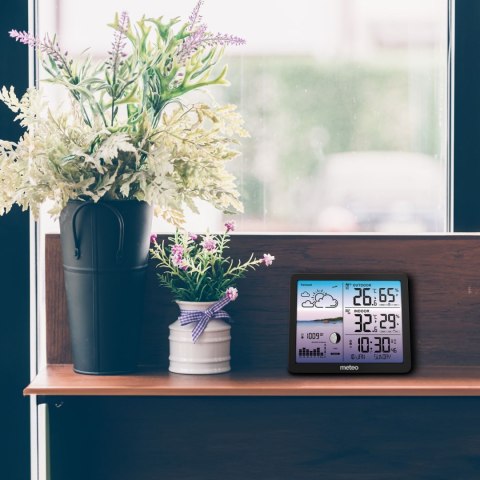 Stacja pogodowa METEO SP107 czarna METEO