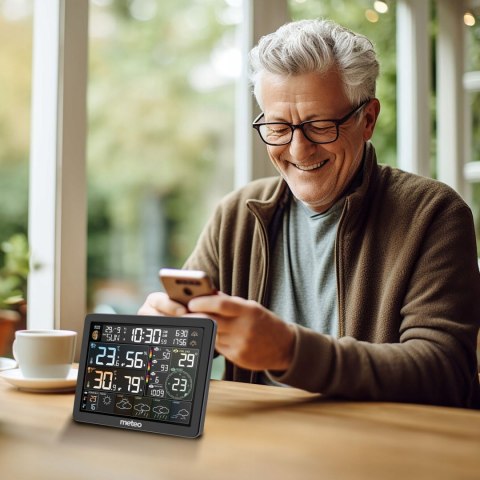 Stacja pogodowa WIFI + miernik zanieczyszczenia powietrza METEO