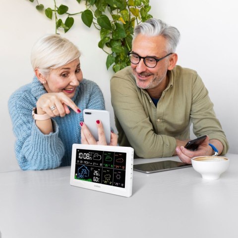 Stacja pogodowa WIFI z prognozą pogody METEO