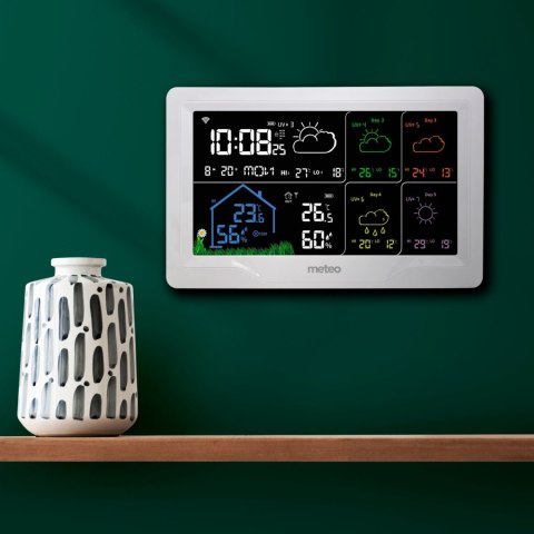 Stacja pogodowa WIFI z prognozą pogody METEO