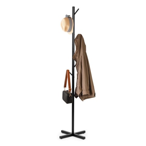 Stojący wieszak na ubrania prosty metalowy 7 haczyków 177 cm ModernHome ModernHome