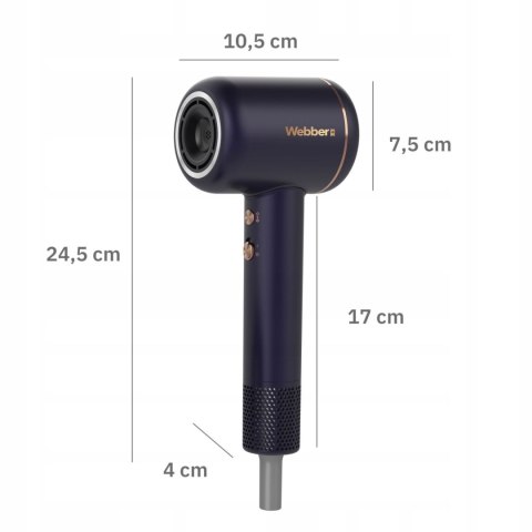 Suszarka do włosów 3w1 z jonizacją i regulacją 1600W VENTA WEBBER WEBBER