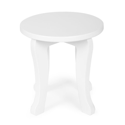 Toaletka dziecięca drewniana duża z lustrem dla dziewczynki różowe dodatki ECOTOYS ECOTOYS