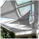 Żagiel przeciwsłoneczny daszek wodoodporny 5x5x5m ModernHome - szary ModernHome
