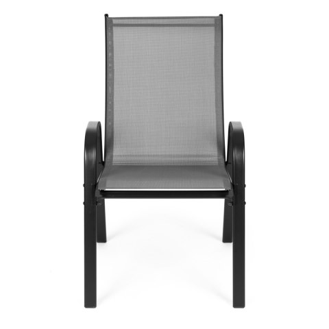 Zestaw komplet 2 krzeseł ogrodowych na taras balkon szare MultiGarden MultiGarden