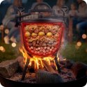 Kociołek żeliwny 8l garnek myśliwski pieczonki na ognisko grill BD-482 348200
