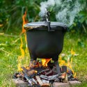 Kociołek żeliwny stojący 15L garnek myśliwski ognisko grill MultiGarden MultiGarden