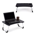 Podstawka pod laptopa stolik do łóżka 60x40 cm czarna ModernHome ModernHome
