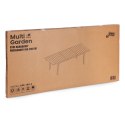 Stół ogrodowy rozkładany 180-240 cm do 12 os. stal HDPE szary MultiGarden MultiGarden