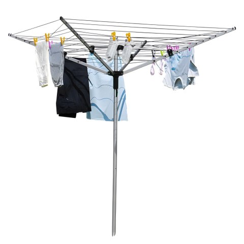 Suszarka ogrodowa na pranie 60 m powierzchni suszenia świder do montażu + pokrowiec gratis ModernHome ModernHome