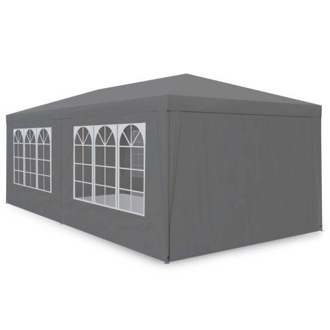 Namiot pawilon ogrodowy handlowy 3x6 m 6 ścianek szary MultiGarden MultiGarden
