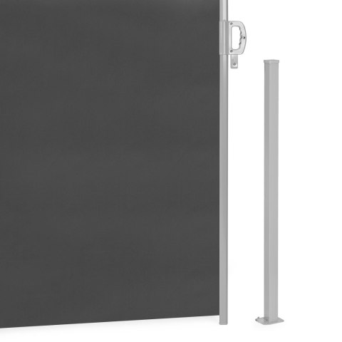 Podwójna markiza 300x300x180 cm przeciwsłoneczna boczna parawan roleta antracyt MultiGarden MultiGarden