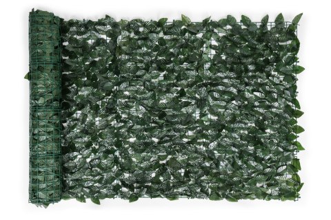 Sztuczny bluszcz żywopłot 300x100 cm zielona osłona na balkon maskująca MultiGarden