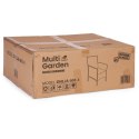 Fotel ogrodowy z poduszką krzesło na balkon taras ogród czarny MultiGarden MultiGarden